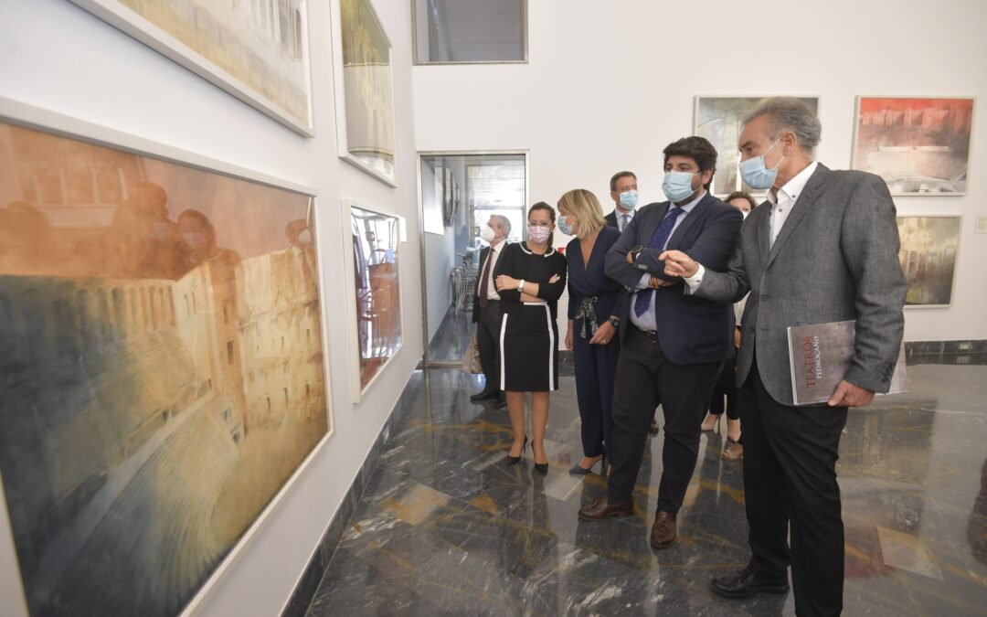 El Museo del Teatro Romano de Cartagena acoge la particular visión de Pedro Cano sobre los teatros del Mediterráneo