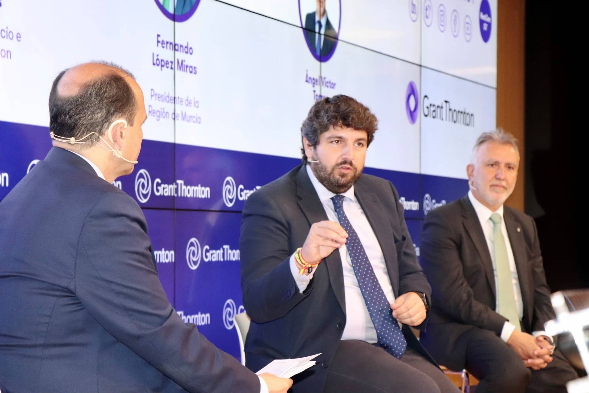 Fernando López Miras participa en la jornada 'Fondos Europeos: tiempo para la acción', organizada por la consultora Grant Thornton